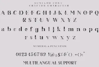 Sunflorcrafter font