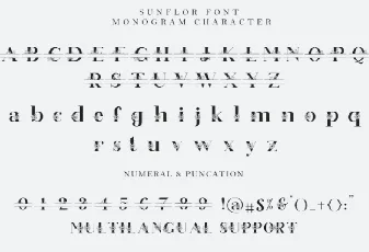 Sunflorcrafter font