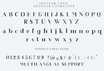 Sunflorcrafter font