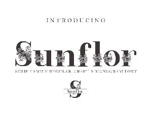 Sunflorcrafter font