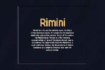 Rimini font