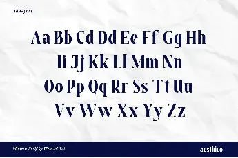 Aesthico font