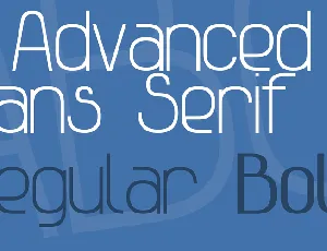 Advanced Sans Serif 7 font