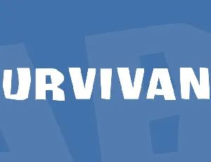 Survivant font