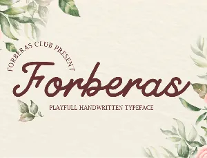 Forberas font