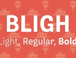 Bligh font