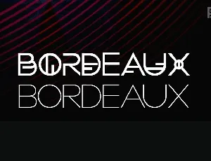 BORDEAUX FONT