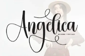 Angelica Calligraphy font