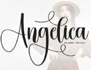 Angelica Calligraphy font