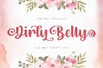 Dirly Belly Bold font