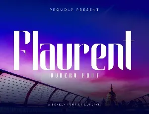 Flaurent Modern font