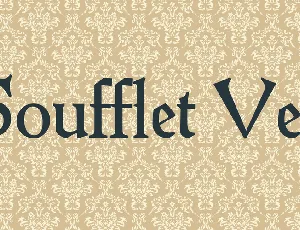 Soufflet Vert font