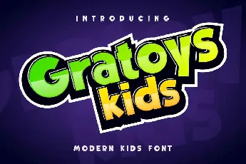 Gratoys Kids font