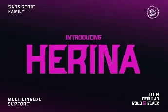 HERINA font