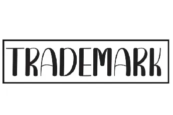 Trademark Display font