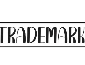 Trademark Display font