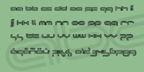 Planet TriColore font