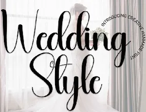 Wedding Style font