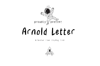 Arnold Letter font