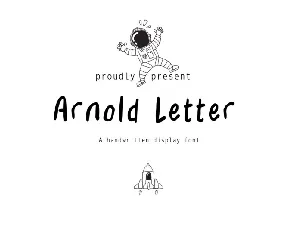 Arnold Letter font