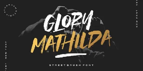 Glory Mathilda font