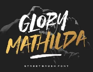 Glory Mathilda font