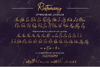 Rostemary font