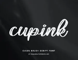 Cupink Script font