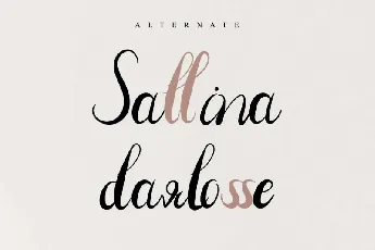 Alloycia Calligraphy font