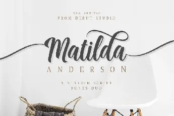 Matilda Anderson Duo font