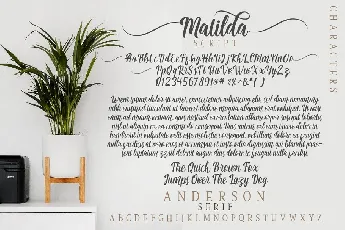 Matilda Anderson Duo font