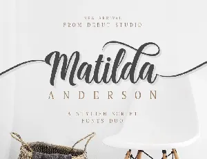 Matilda Anderson Duo font
