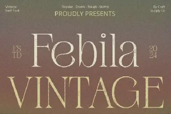 Febila Vintage font