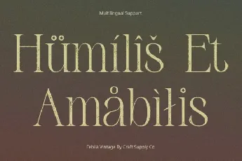 Febila Vintage font