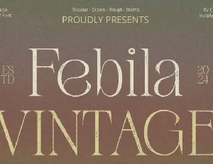 Febila Vintage font