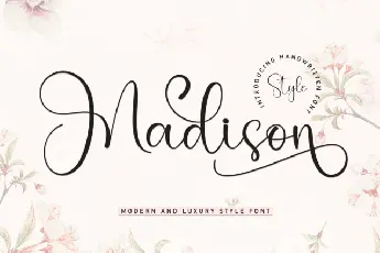 Madison Script font