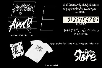 Arjenta Black font