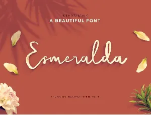 Esmeralda Handwritten Script font