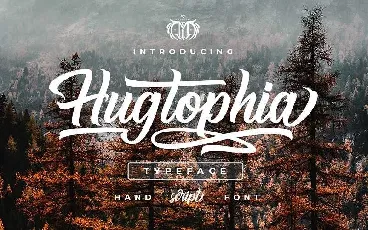 Hugtophia Script Free Download font