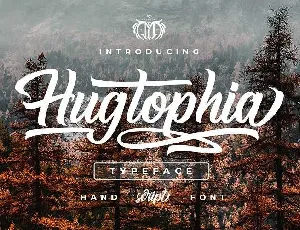 Hugtophia Script Free Download font