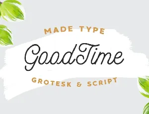 MADE GoodTime Typeface Free font