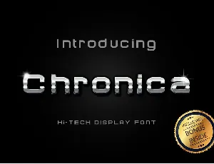 Chronosfer Demo font