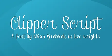 Clipper Script (Personal Use) font