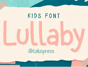 Lullaby font