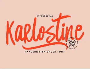 Karlostine Font