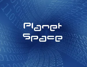 Planet Space font