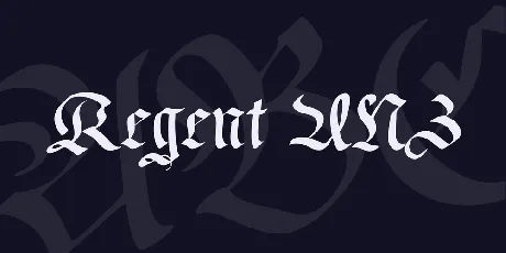 Regent UNZ font