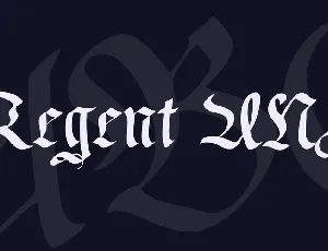 Regent UNZ font