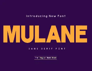 Mulane font