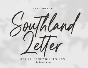 Southland Letter font